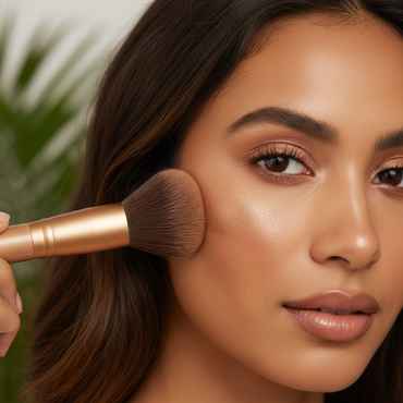 BR2 medium bronzer lifestyle image showing sun-kissed glow