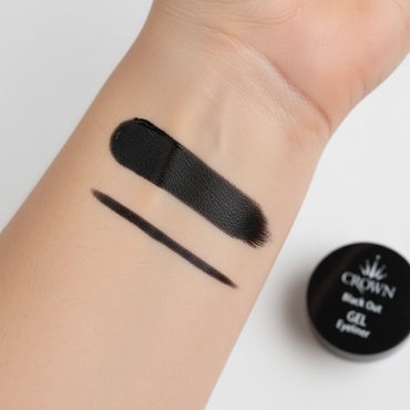 GEL EYELINER BLACK GLP03 Swatches