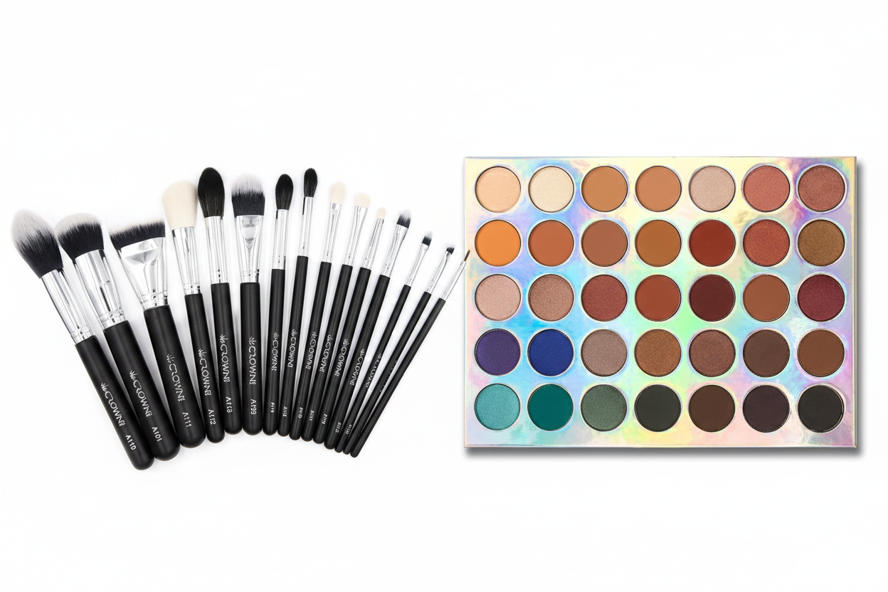 Pro Artist Bundle: 15 Piece Brush Set + 35OMG Palette