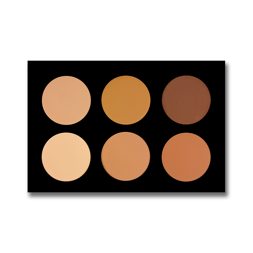 6 Color Pressed Powder Foundation 6PPF - Crown