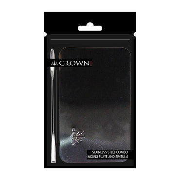 Stainless Steel Mixing Plate and Spatula Combo MCMB1 - Crown