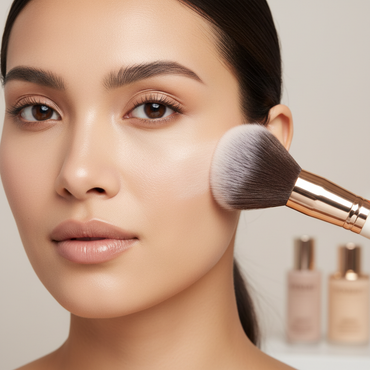 SFP1 setting powder lifestyle image showing matte, flawless finish