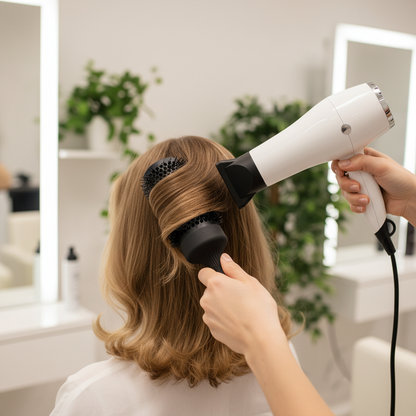 Round Styling Brush HB2 lifestyle image