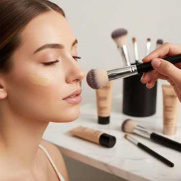 16 PC Pro Essentials Brush Set 706 application lifestyle image