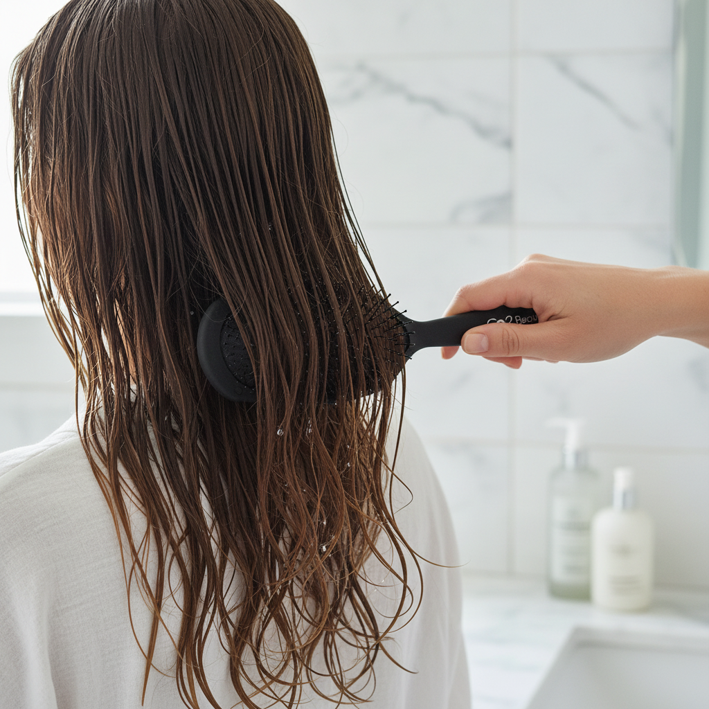 Deluxe Detangling Brush lifestyle image