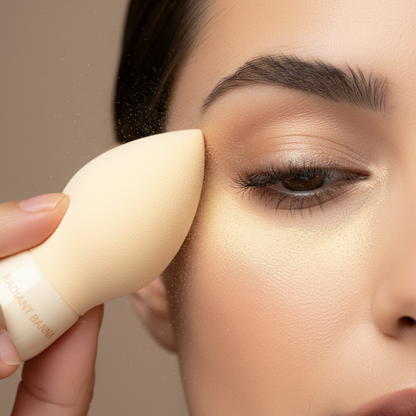 SBP1 banana powder lifestyle image showing setting and brightening effect