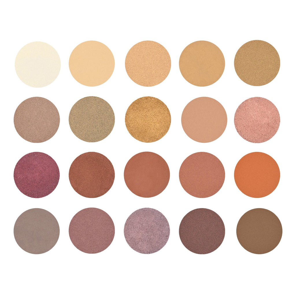 20pc Individual Neutral Eyeshadow Pod Collection - Crown