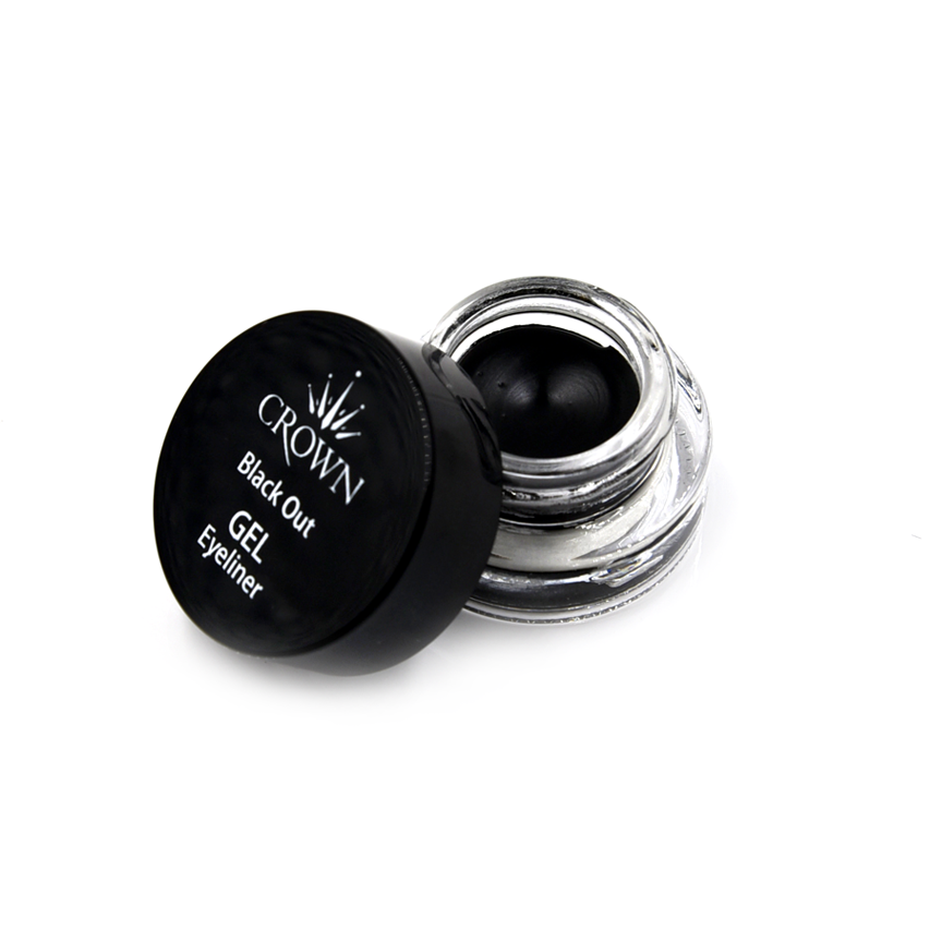 Gel Eyeliner - Black - Crown