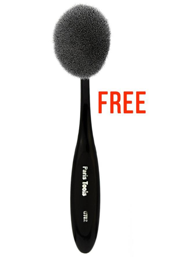 5PC Face and Eye Brush Set + FREE Contour Buffer - Crown